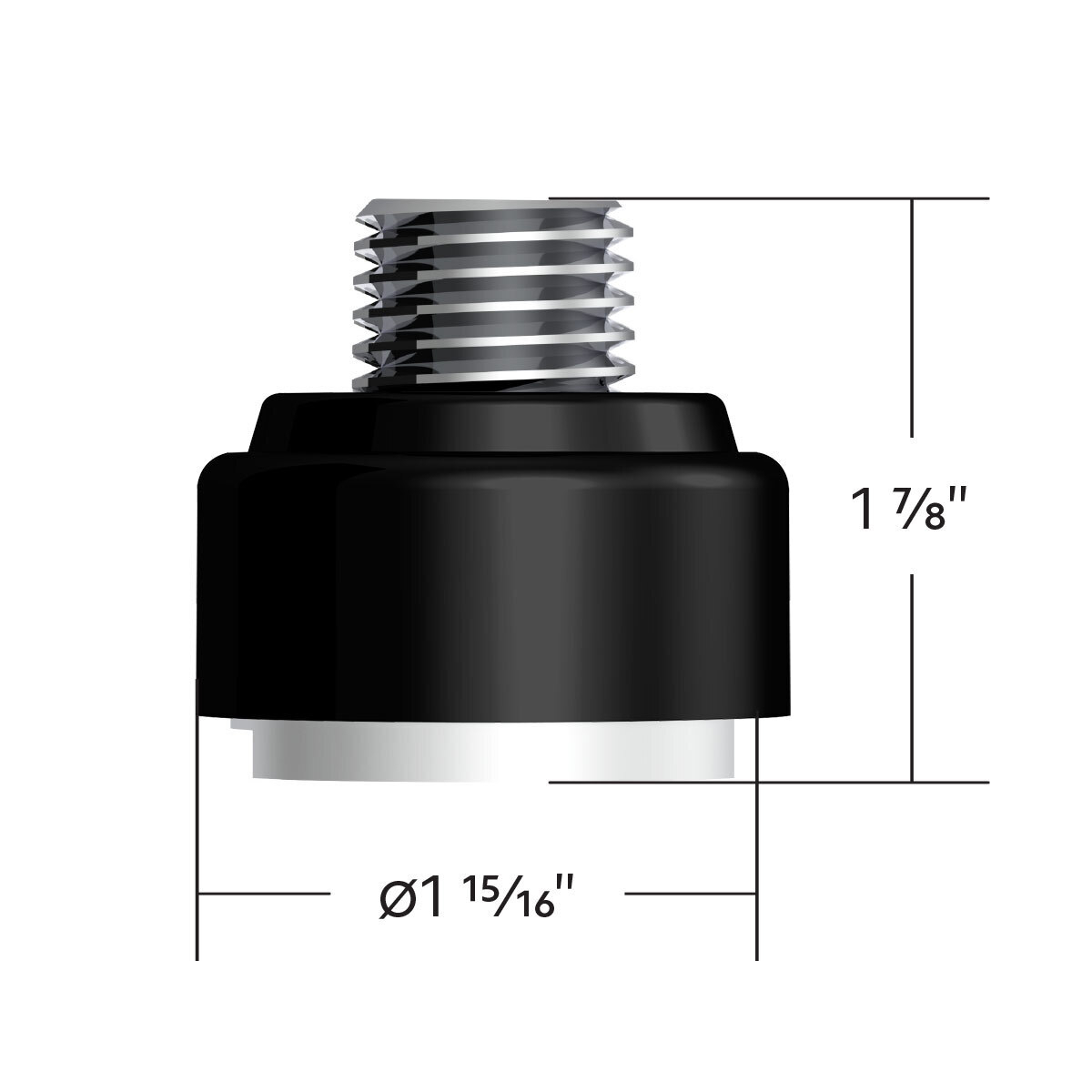 M30X3.5 Thread-On Gearshift Adapter with LED Mount for Eaton Fuller 9/10 Speed