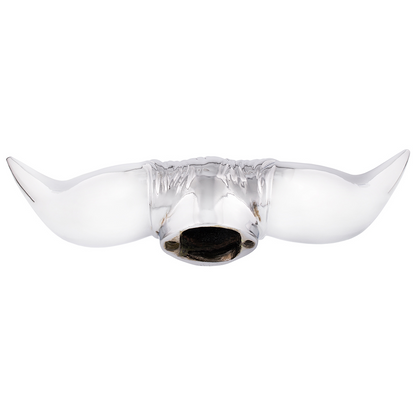 Die-Cast Bull Horn Hood Ornament