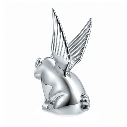 Die-Cast Flying Pig Hood Ornament