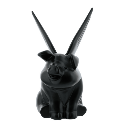Die-Cast Flying Pig Hood Ornament