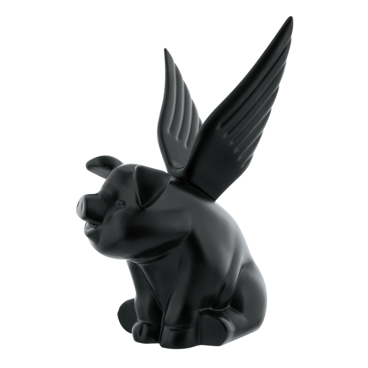 Die-Cast Flying Pig Hood Ornament