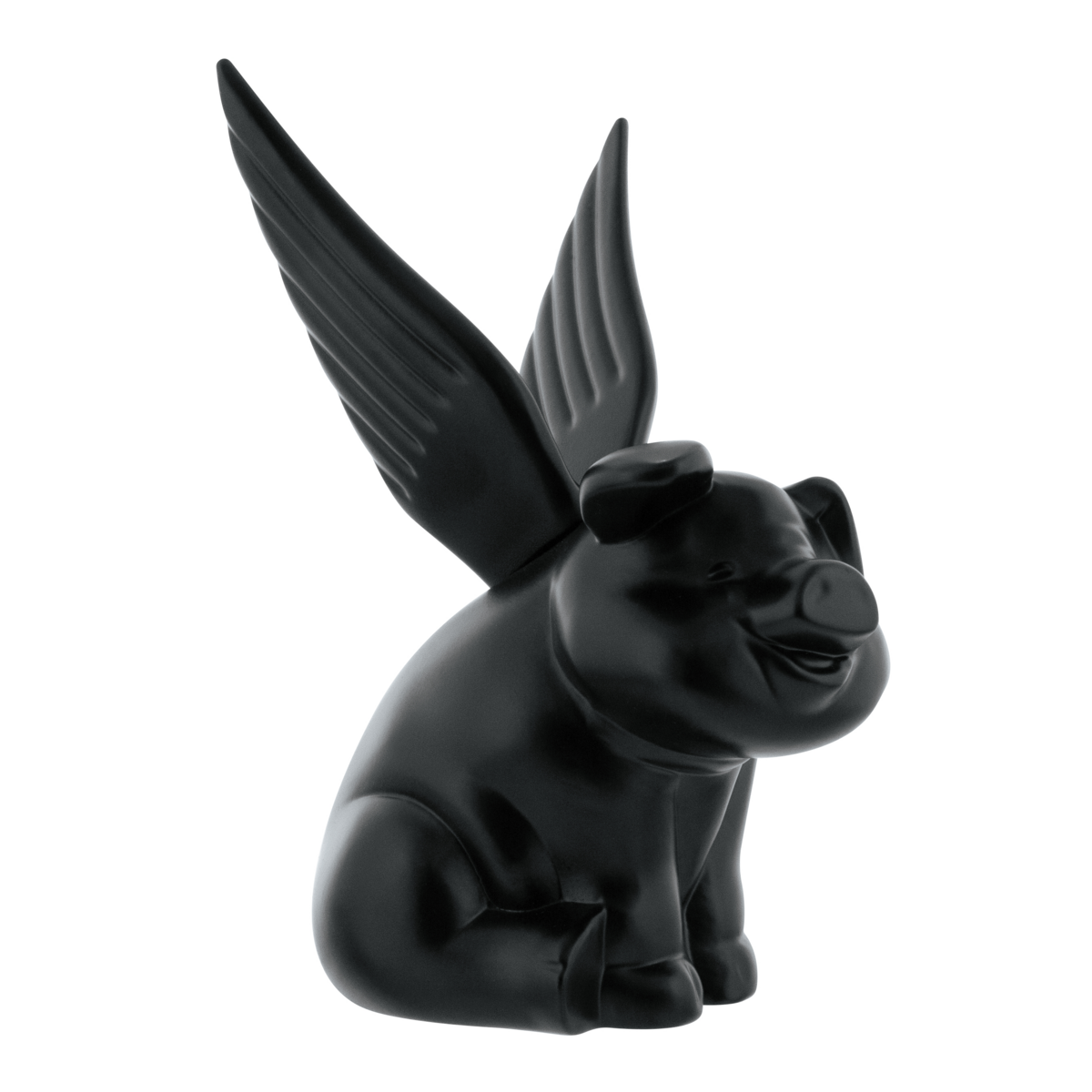 Die-Cast Flying Pig Hood Ornament