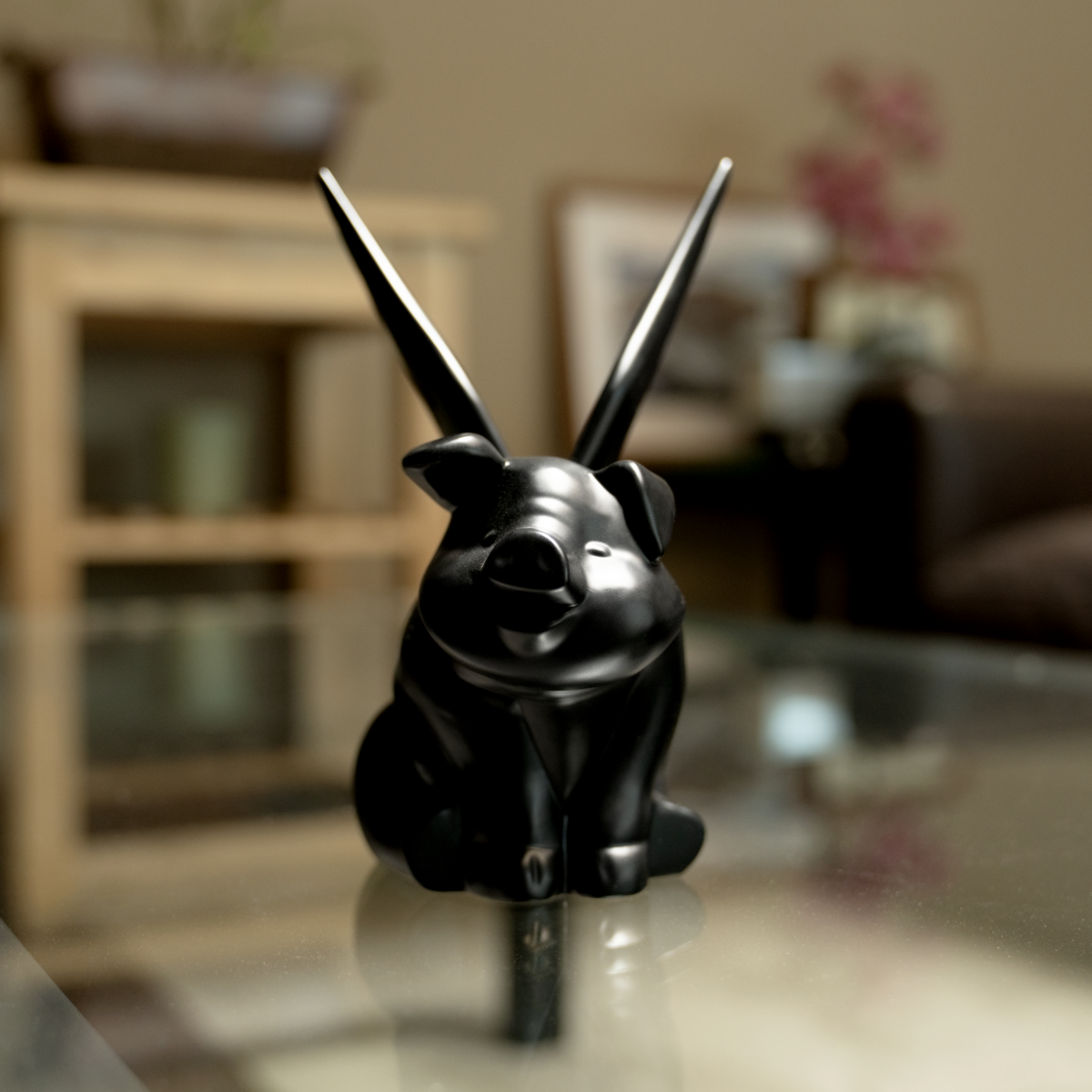 Die-Cast Flying Pig Hood Ornament
