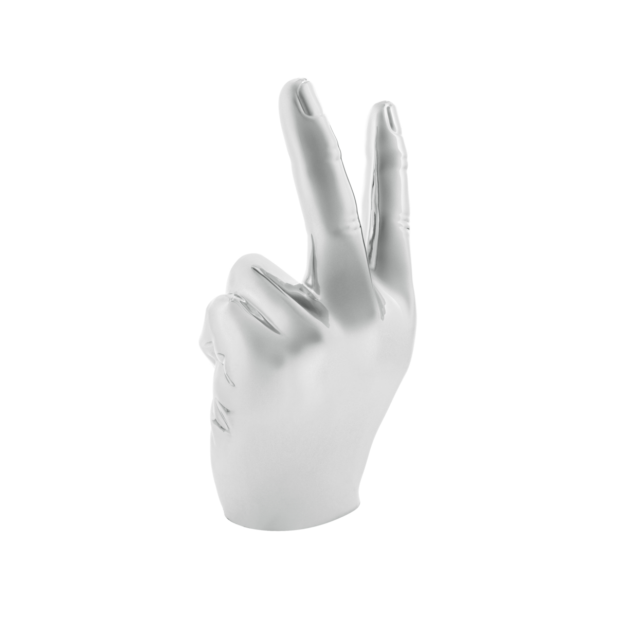 Die-Cast Peace Sign Hood Ornament