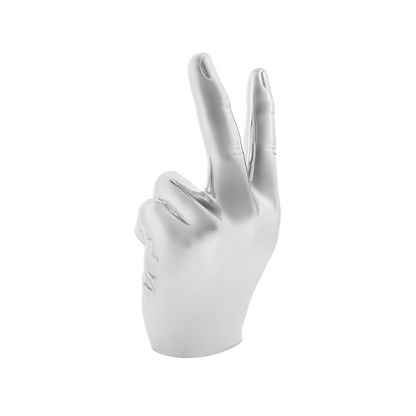 Die-Cast Peace Sign Hood Ornament