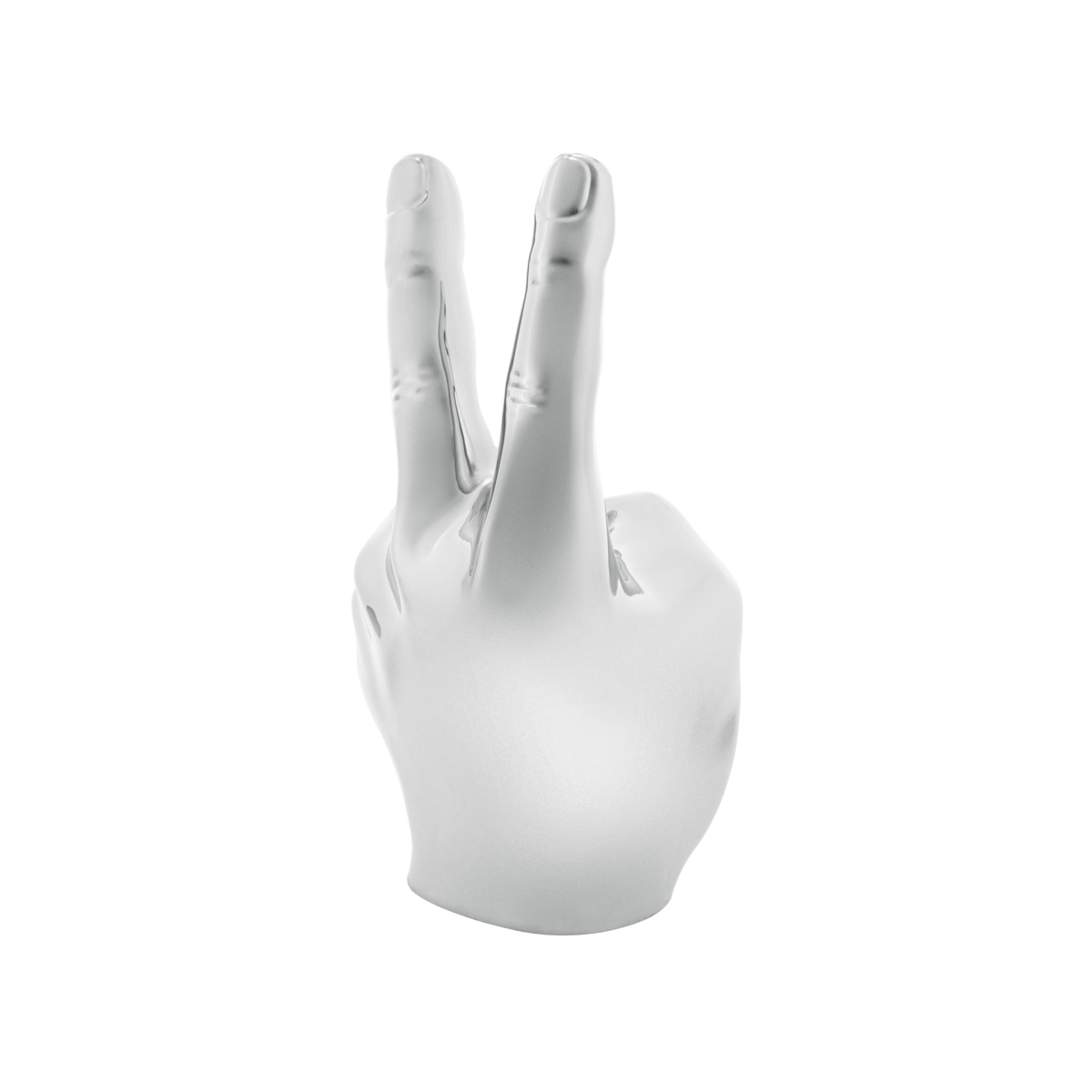 Die-Cast Peace Sign Hood Ornament