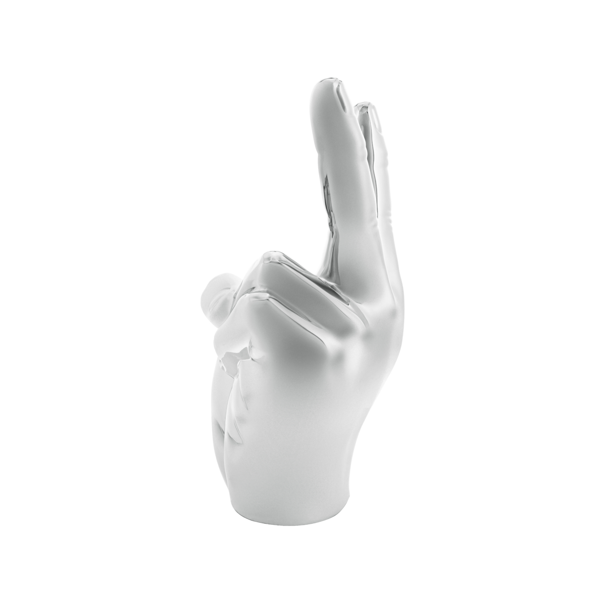 Die-Cast Peace Sign Hood Ornament