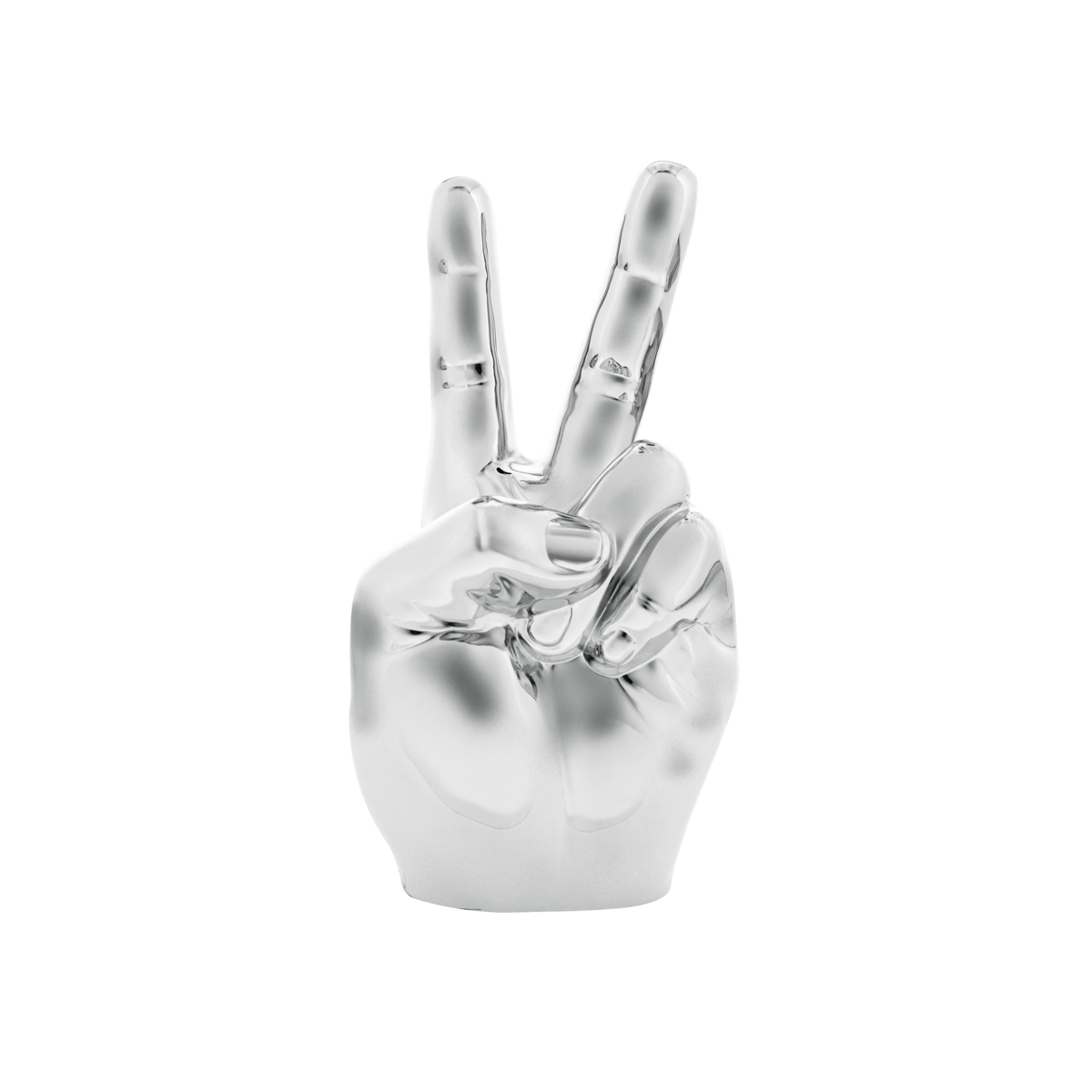 Die-Cast Peace Sign Hood Ornament