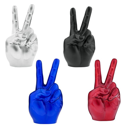 Die-Cast Peace Sign Hood Ornament
