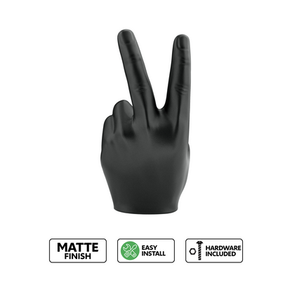 Die-Cast Peace Sign Hood Ornament
