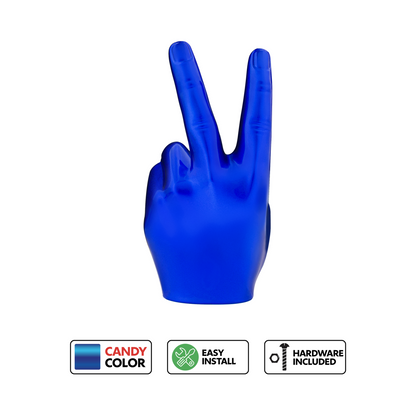 Die-Cast Peace Sign Hood Ornament