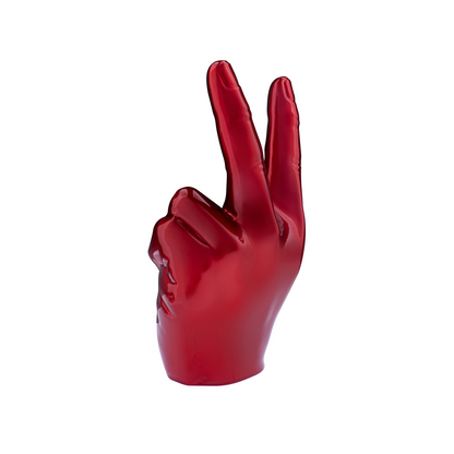 Die-Cast Peace Sign Hood Ornament