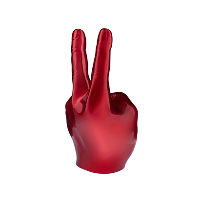 Die-Cast Peace Sign Hood Ornament