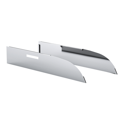 Pair of Peterbilt 567, 579 Convex Mirror Trucks 2012-2017 Stainless Steel 6" Chop Top Window Trim