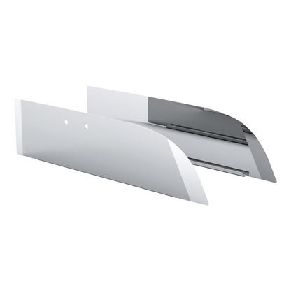 Pair of Peterbilt 579 Convex Mirror Trucks 2012-2026 Stainless Steel 8" Chop Top Window Trim