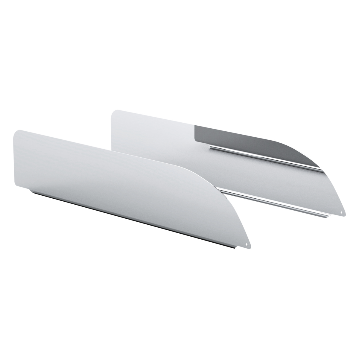 Pair of Peterbilt 567, 579, 589 2012-2026 Stainless Steel 6" Chop Top Window Trim
