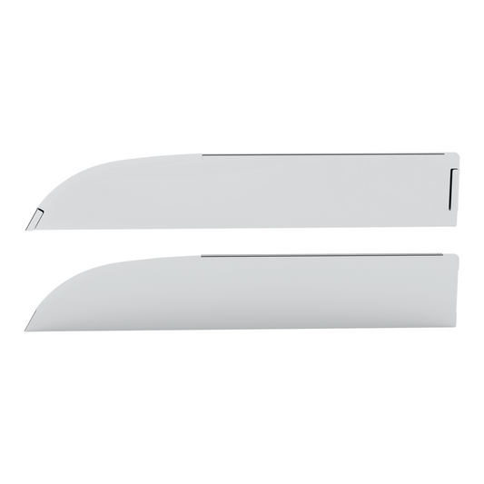 Pair of Kenworth T680, T880 2012-2017 Stainless Steel 6" Chop Top Window Trim