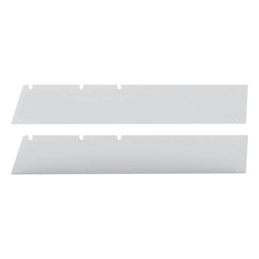 Pair of International 4700 1998-2001 Stainless Steel 5" Chop Top Window Trim
