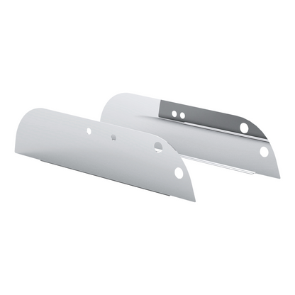 Pair of International 9200, 9400, 9900 1999 and Newer Stainless Steel 5" Chop Top Window Trim