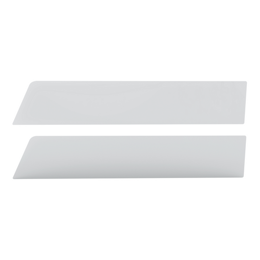 Pair of International Prostar 2006-2016 Stainless Steel 6" Chop Top Window Trim for Sealed Vent Window
