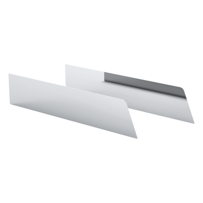 Pair of International Prostar 2006-2016 Stainless Steel 6" Chop Top Window Trim for Sealed Vent Window