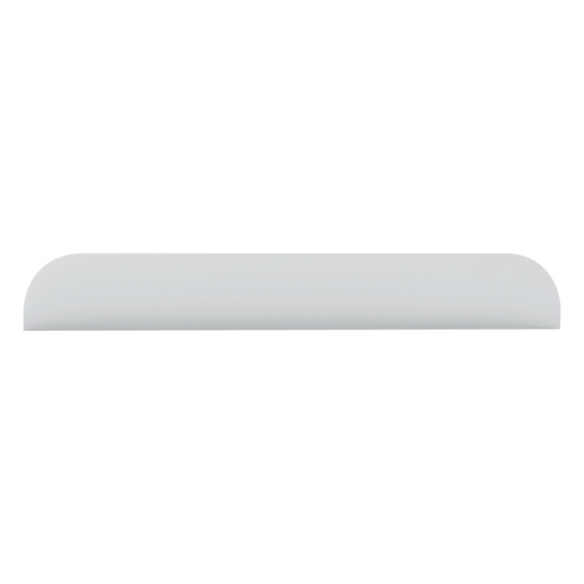 Western Star 49X Flat Day Cab 2021-2026 Stainless Steel 5" Chop Top Rear Sleeper Window Trim