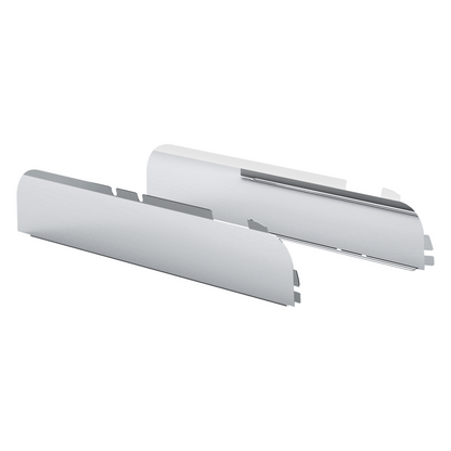 Pair of Western Star Constellation Series Stainless Steel 6" Chop Top Window Trim