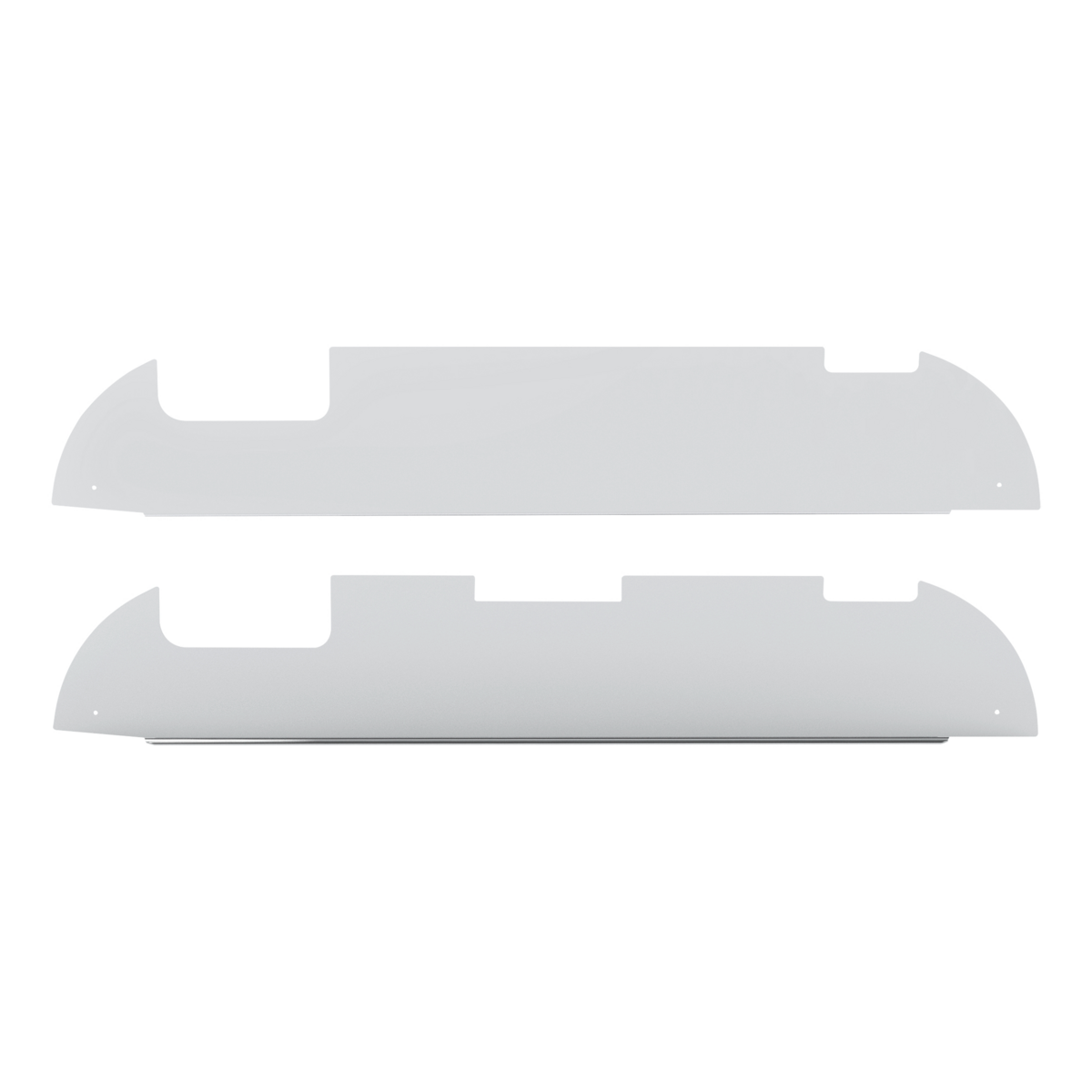 Pair of Mack Pinnacle CH 2006 and Newer Stainless Steel Cop Top Window Trim