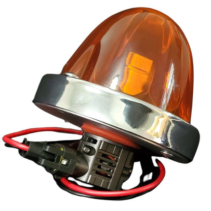 InfinityBEAM Single Color Amber H11 Star Pattern Glass Watermelon Light