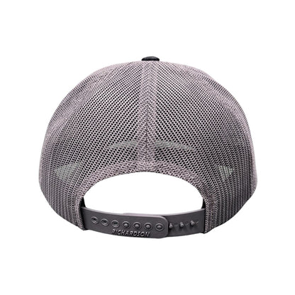 BEAM Truck Parts Black and Charcoal Richardson 112 Trucker Hat with Center BEAM Logo
