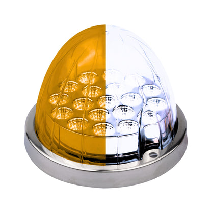 LOADED Series Dual-Color Amber To White 19 LED 3.5" Watermelon Light