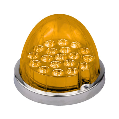 LOADED Series Dual-Color Amber To White 19 LED 3.5" Watermelon Light