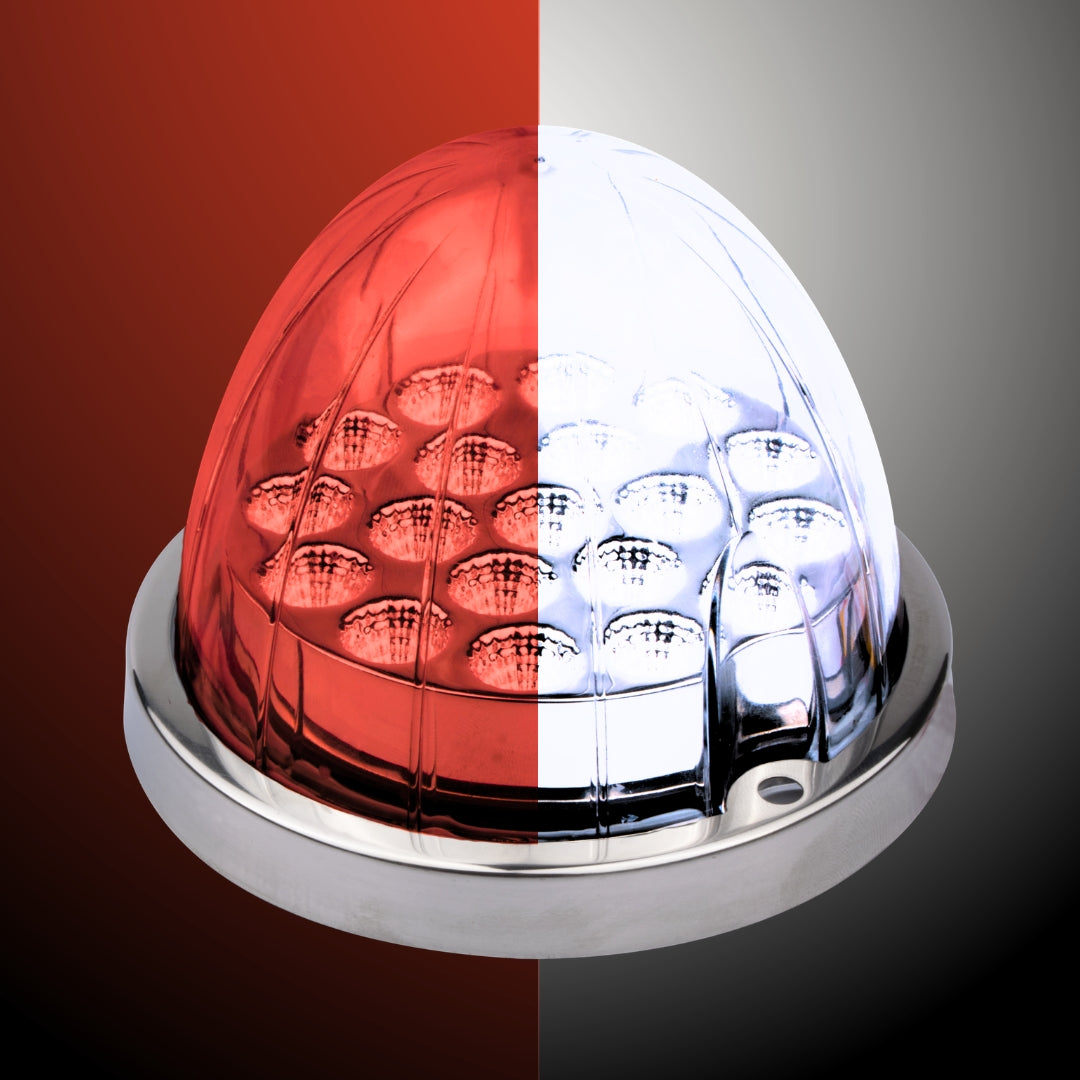 LOADED Series Dual-Color Red To White 19 LED 3.5" Watermelon Light