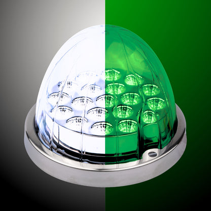 LOADED Series Dual-Color White To Green 19 LED 3.5" Watermelon Light