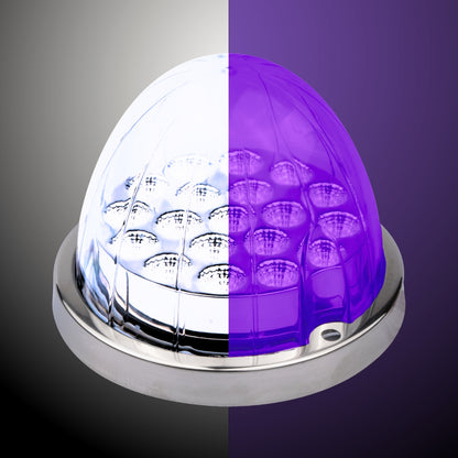 LOADED Series Dual-Color White To Purple 19 LED 3.5" Watermelon Light