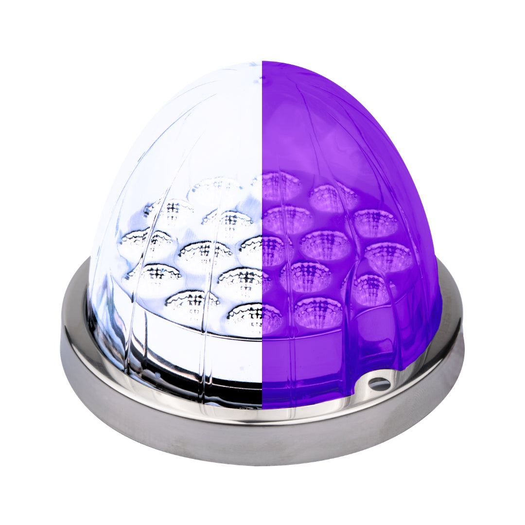 LOADED Series Dual-Color White To Purple 19 LED 3.5" Watermelon Light