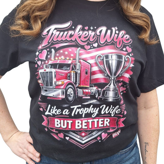 BEAM Truck Parts Trucker Wife Shirt