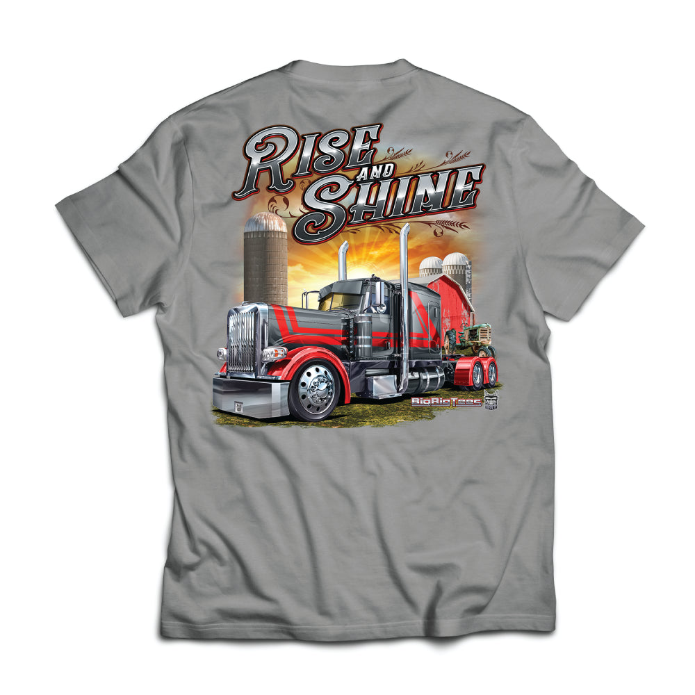 Big Rig Tees Rise And Shine T Shirt BEAM Truck Parts big-rig-tees-rise-and-shine-t-shirt-beam-truck-parts