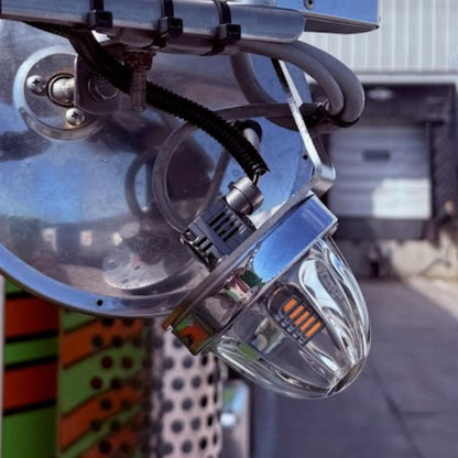 Heavy Duty Stainless Steel 45 Degree Mirror Bracket With 1 Watermelon Light Hole