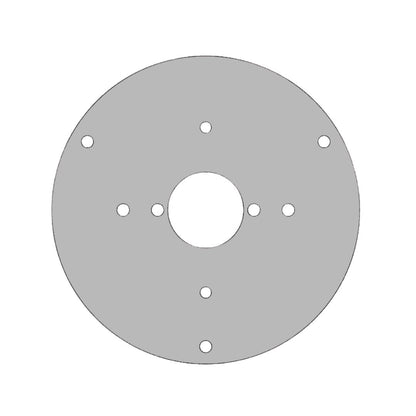 Stainless Steel 4" Sleeper Bunk Watermelon Light Flush Mount Plate