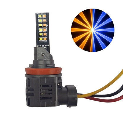 InfinityBEAM Replacement H11 Bulb Dual Color Blue to Amber