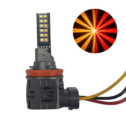 InfinityBEAM Replacement H11 Bulb Dual Color Red to Amber