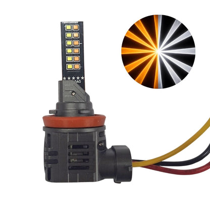 InfinityBEAM Replacement H11 Bulb Dual Color White to Amber