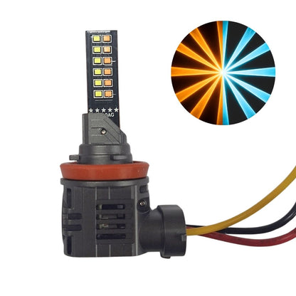 InfinityBEAM Replacement H11 Bulb Dual Color Cyan to Amber