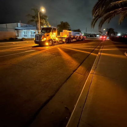 InfinityBEAM Single Color Amber H11 Star Pattern Glass Watermelon Light