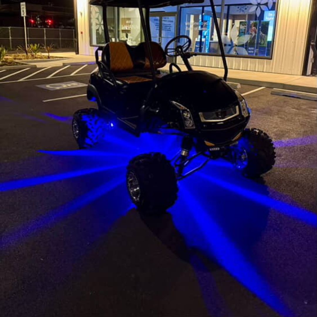 InfinityBEAM Dual Color Blue to White H11 Star Pattern Glass Watermelon Light