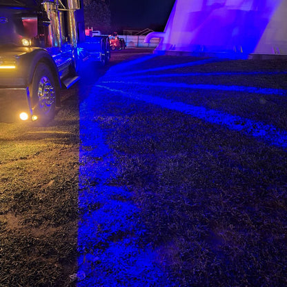 InfinityBEAM Dual Color Blue to White H11 Star Pattern Glass Watermelon Light