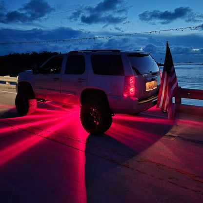 InfinityBEAM Single Color Red H11 Star Pattern Glass Watermelon Light