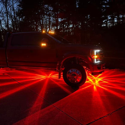 InfinityBEAM Single Color Red H11 Star Pattern Glass Watermelon Light