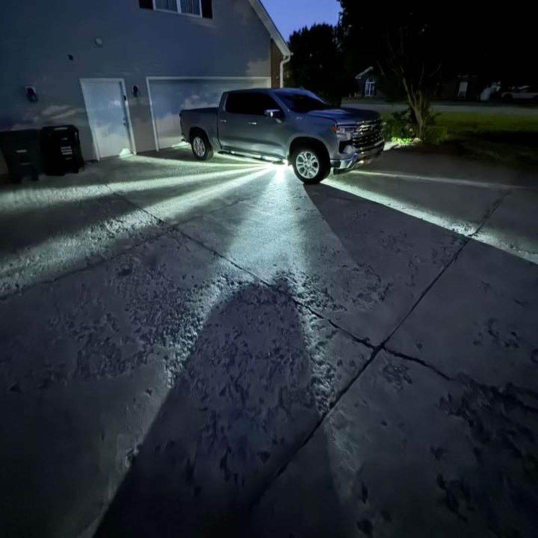 InfinityBEAM Single Color White H11 Star Pattern Glass Watermelon Light